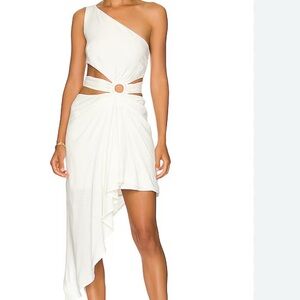JBQ Corey Dress in White- REVOLVE